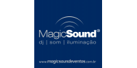 Logotipo MAGIC SOUND - DJ|SOM|ILUMINAÇÃO