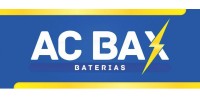 Logotipo AC BAX DISTRIBUIDORA DE BATERIAS