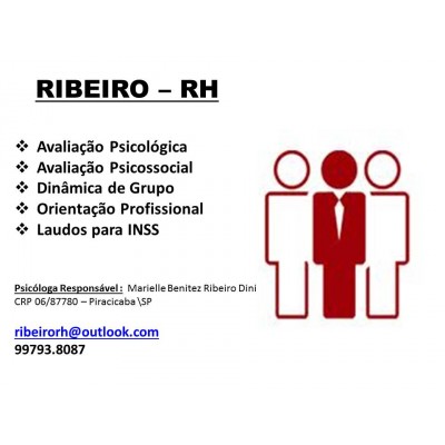 RIBEIRO RH - Avaliação Psicológica e Psicossocial