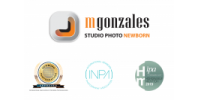 Logotipo M Gonzales Studio Photo Newborn